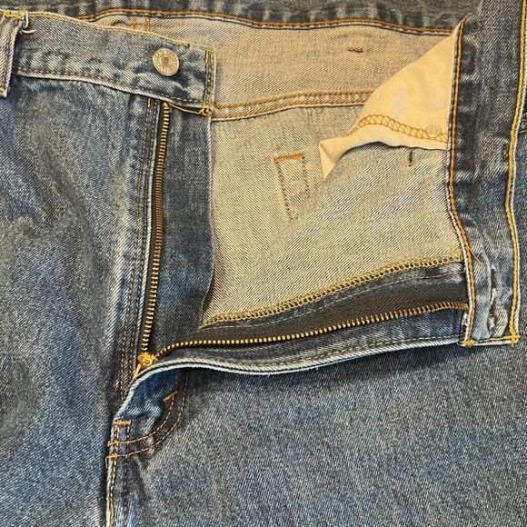 Levi’s 550 Relaxed Jeans W42 L30 – Unisex Baggy 90s Streetwear Denim - Picture 7 of 13